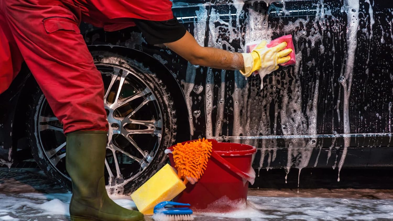 Microfibre Magic Mitt Bil Vask Handsker